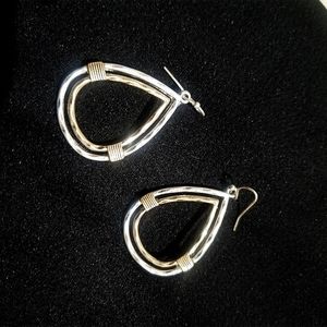 Silver & Gold Earings
